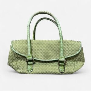Nine West Textured Green Shoulder Bag
